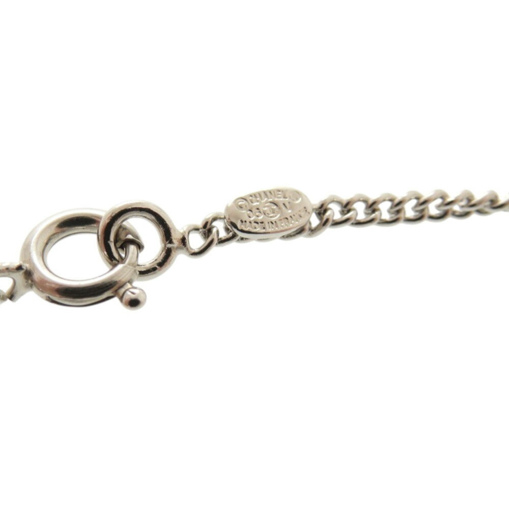 CHANEL Authentic Silver Logo Necklace - Picture 7 of 7